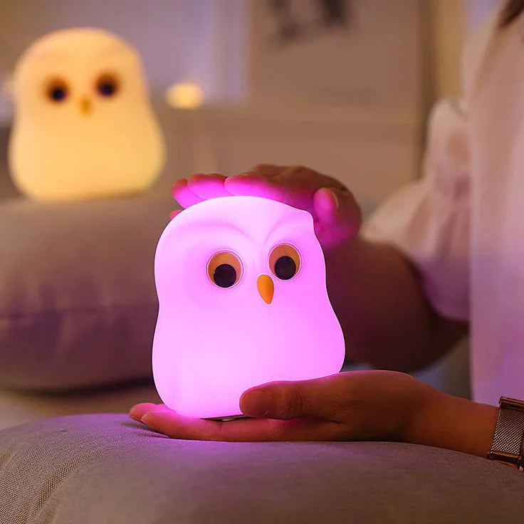 Night Owl Light- Silicon USB Rechargeable Animal Lamps