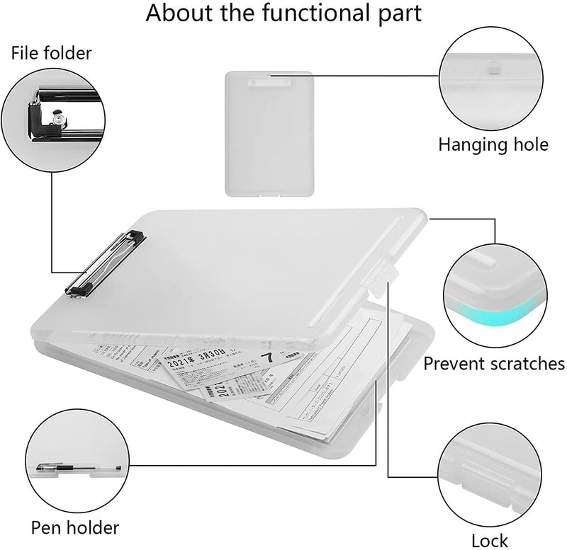 A4 Clipboard Box File