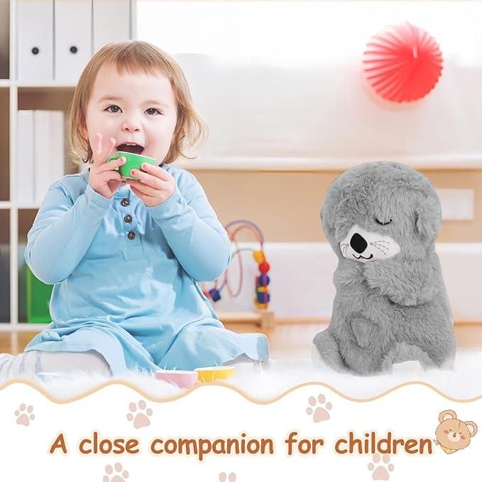 Breathing Otter Plush Baby Toy