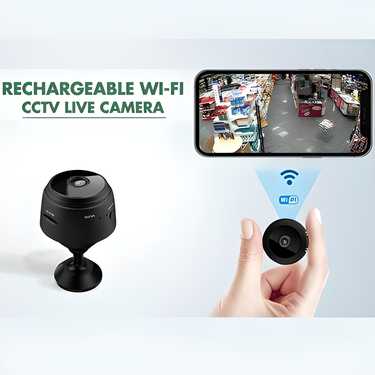 CCTV Camera Rechargeable Wi-Fi Live For Shop, Home, Office, Kitchen