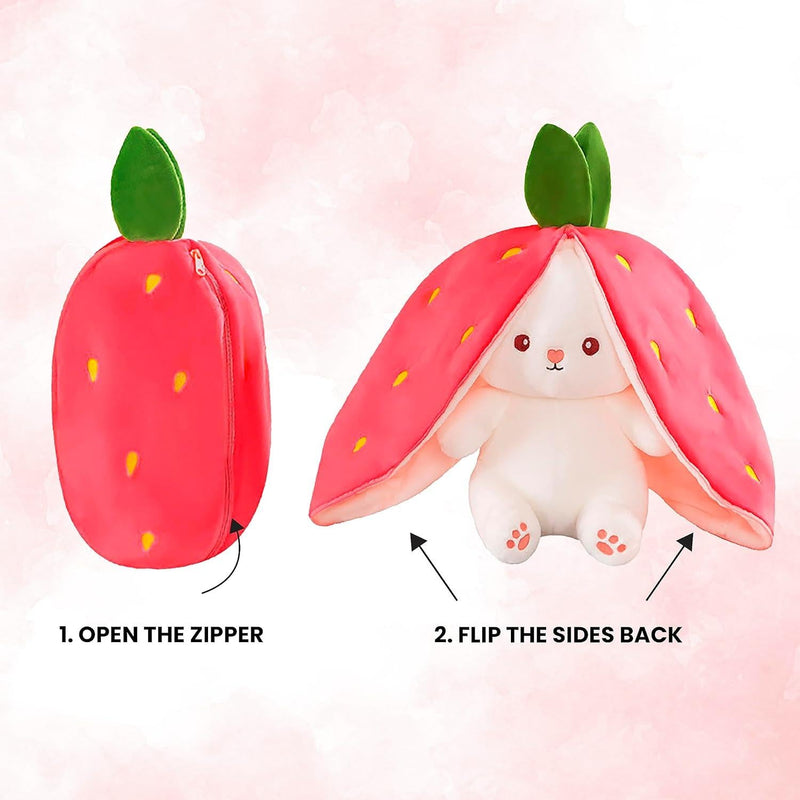 Strawberry Bunny Transformed into Little Rabbit