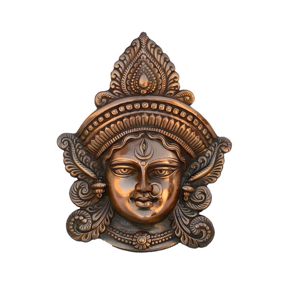 eCraftIndia Metal Goddess Durga Wall Hanging