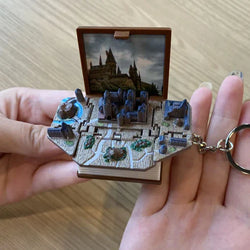 3D Hogwarts Castle Popup Keychain