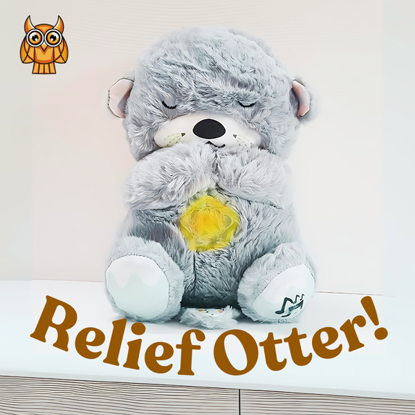 Breathing Otter Plush Baby Toy