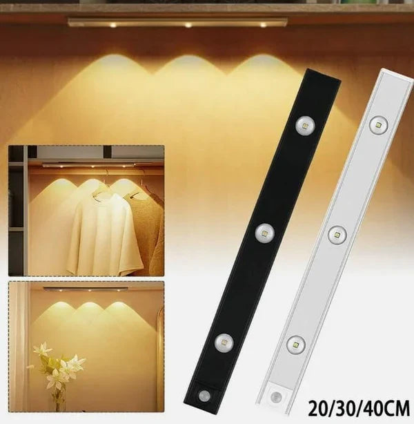 Ultra-Thin LED Closet Light with Motion Sensor and Adjustable Brightness