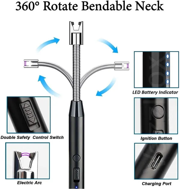 Rechargeable Electric Multi-purpose Lighter